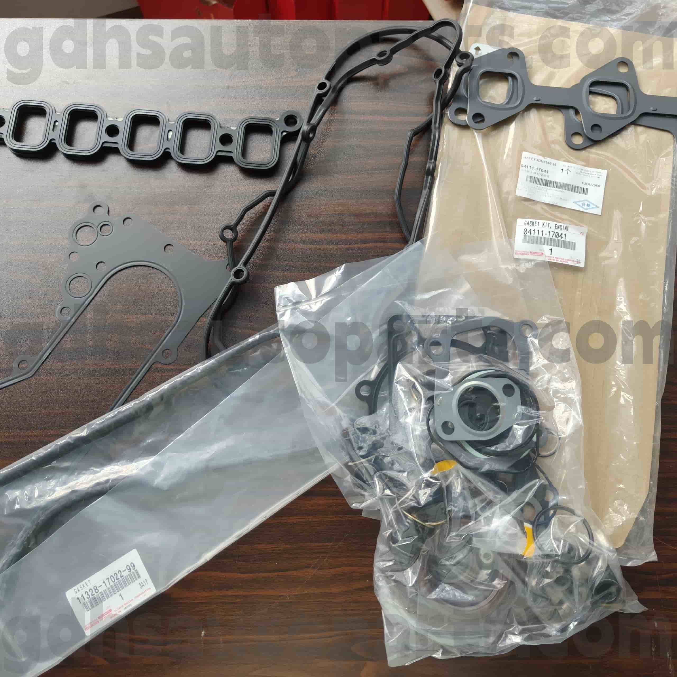 04111-17041 TOYOTA GENUINE PARTS Engine Overhaul Kit for LAND CRUISER, COASTER, LAND CRUISER VAN