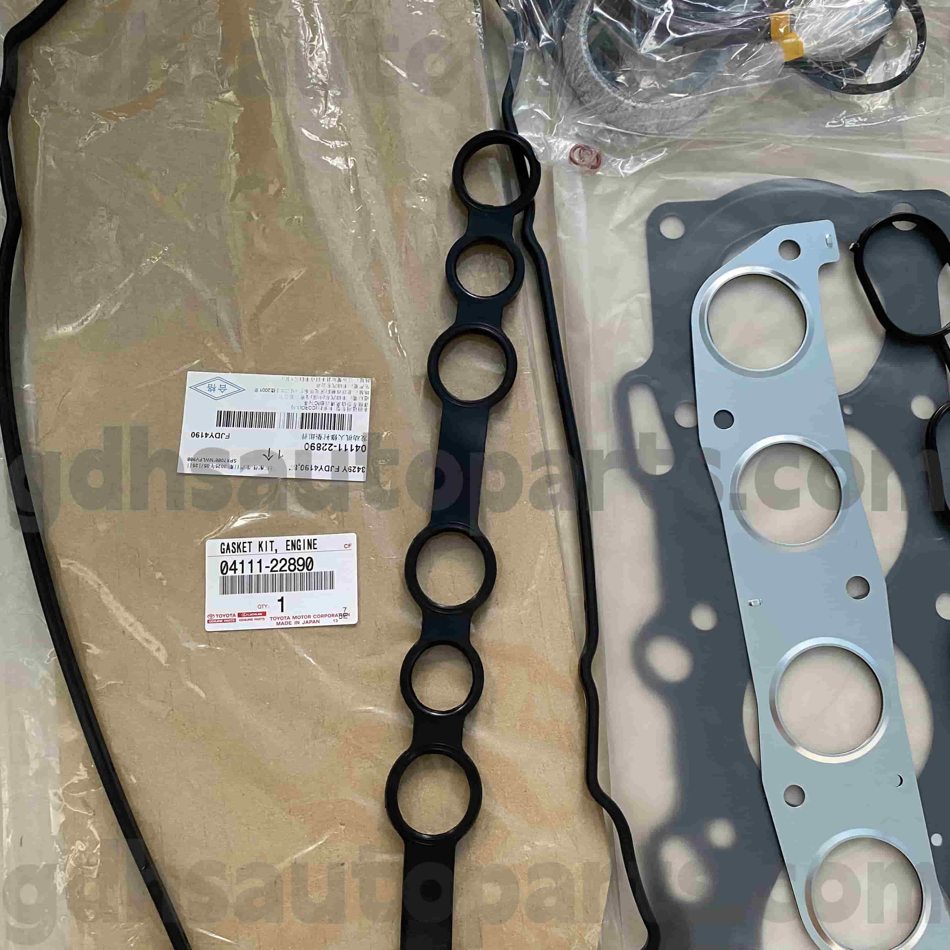 04111-22890 TOYOTA GENUINE PARTS Engine Overhaul Kit for COROLLA