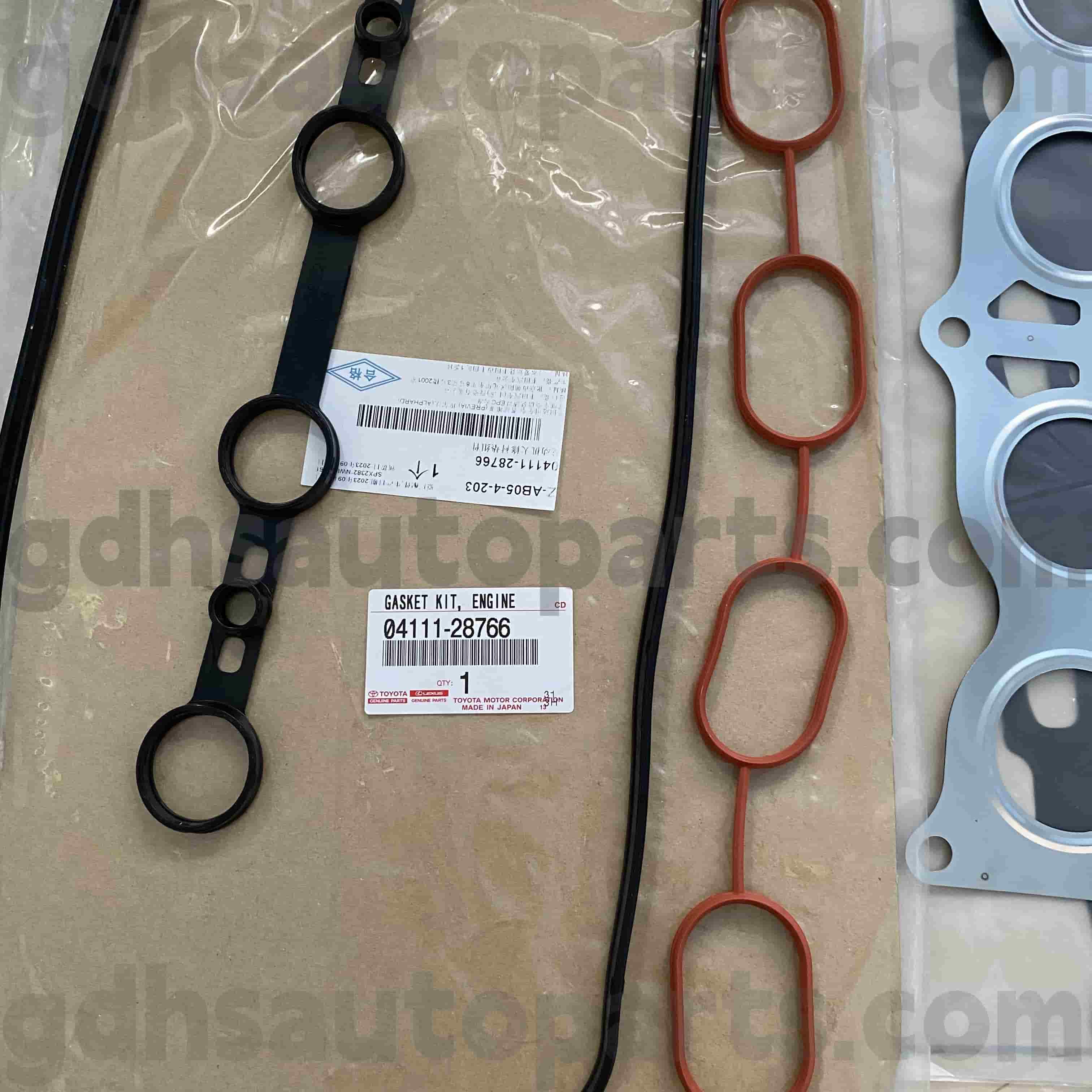 04111-28766 TOYOTA GENUINE PARTS Engine Overhaul Kit for PREVIA, ESTIMA, ALPHARD