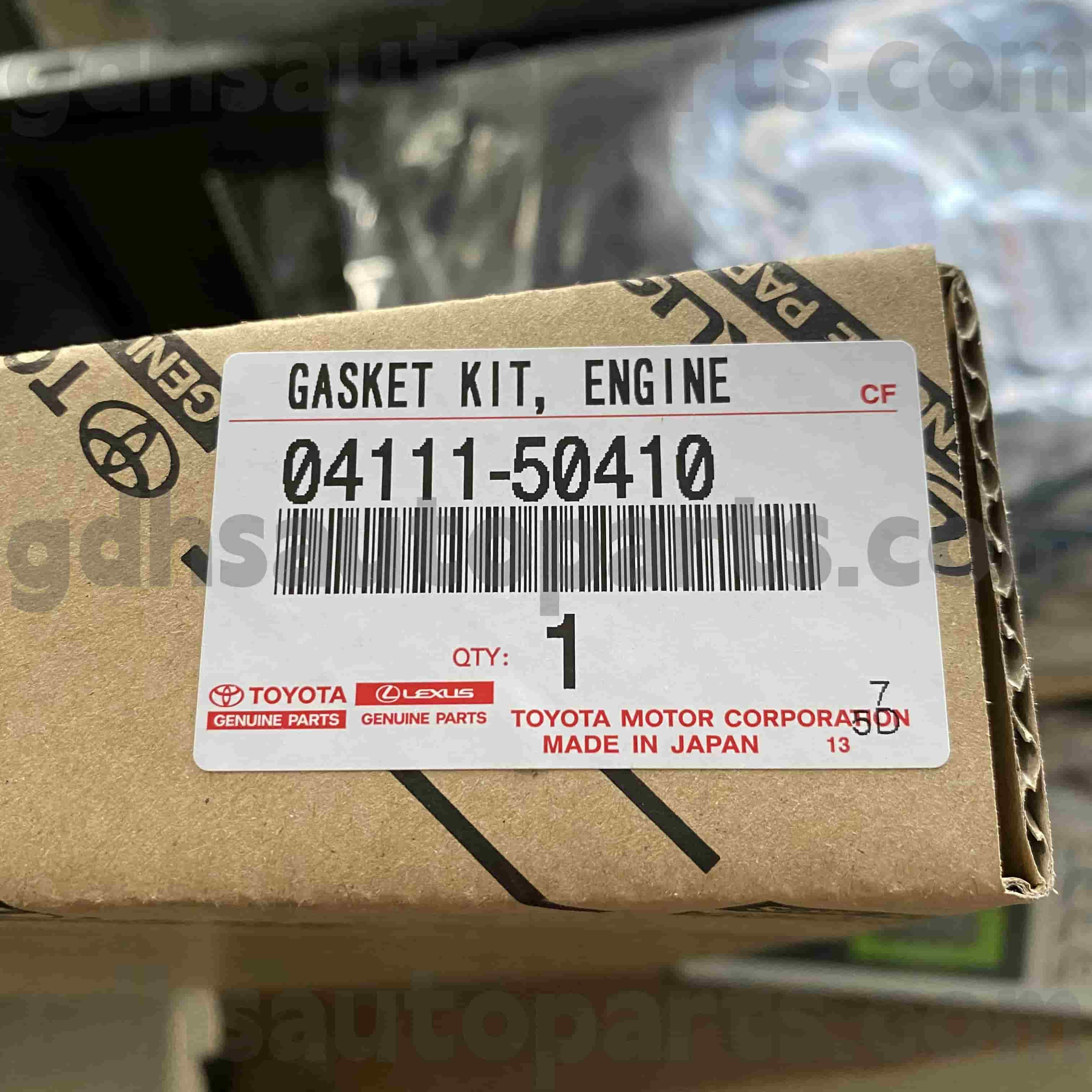 04111-50410 TOYOTA GENUINE PARTS Engine Overhaul Kit for LAND CRUISER