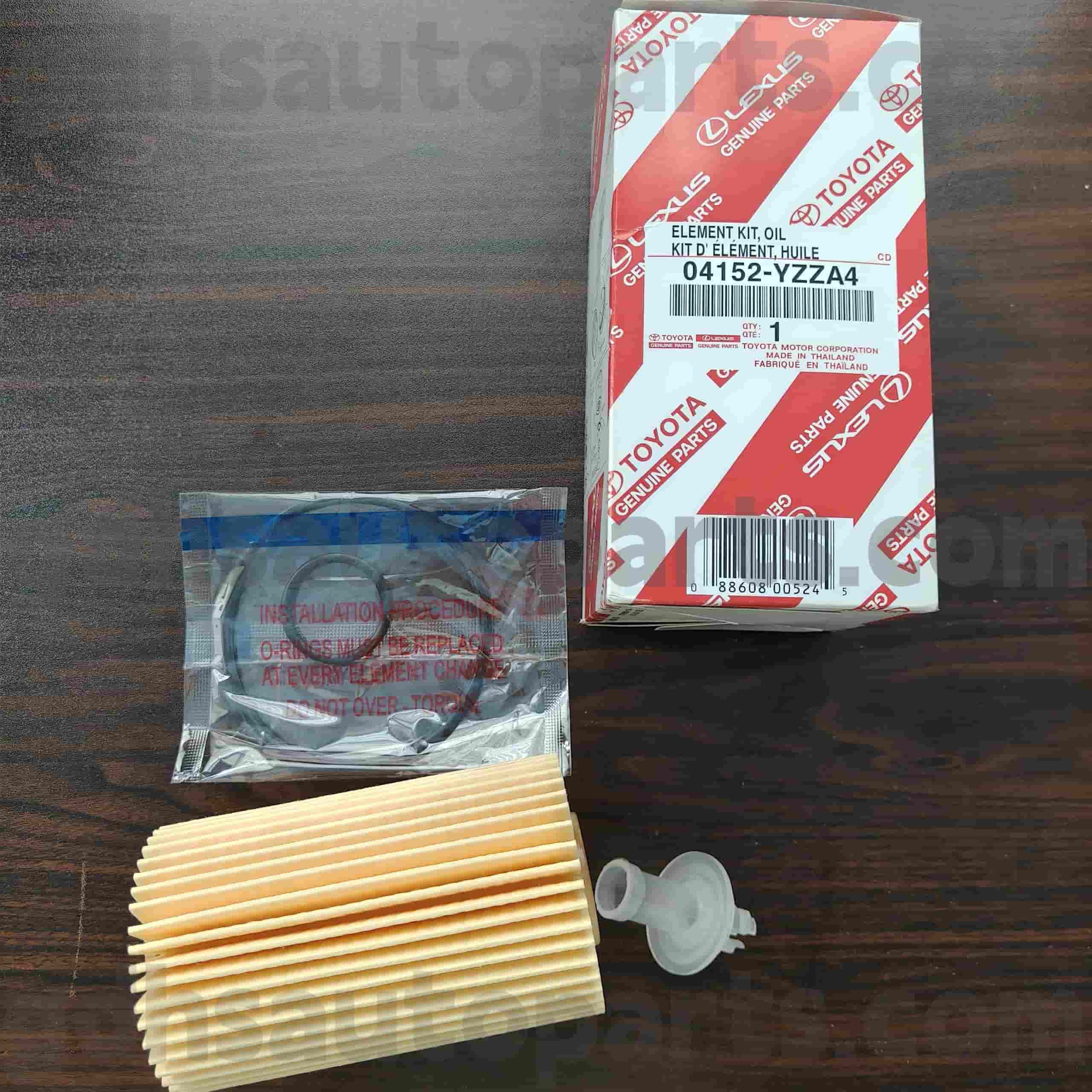 04152-YZZA4 TOYOTA GENUINE PARTS Oil Filter for TOYOTA