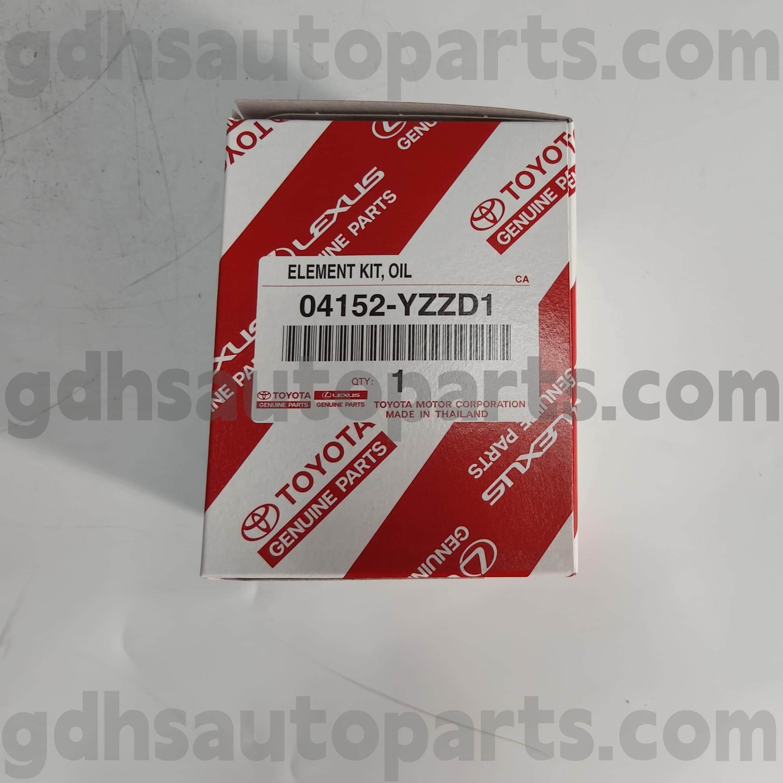 04152-YZZD1 Toyota Genuine Parts Oil filter for Chassis NO. ASU40 GSU45