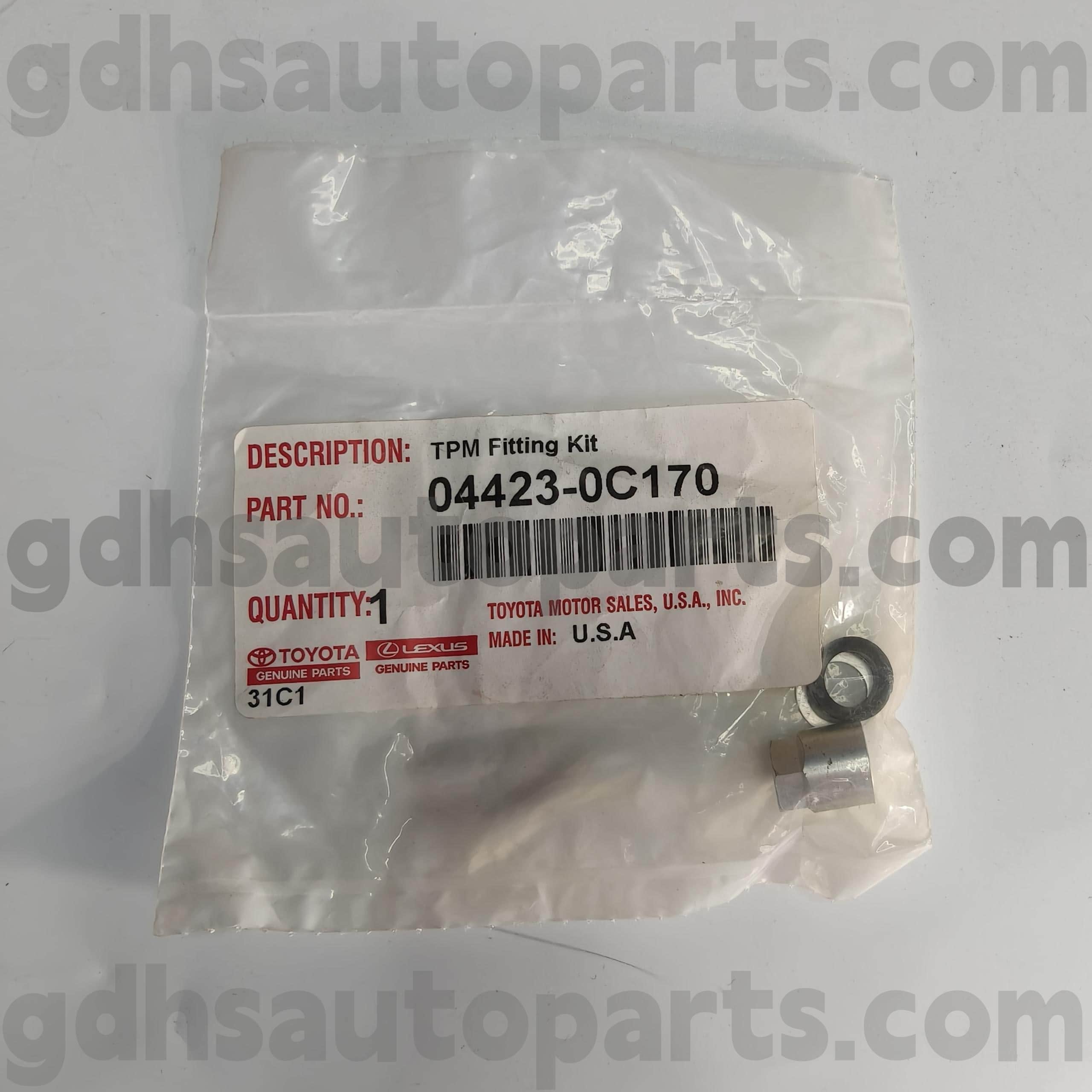 04423-0C170 Toyota Genuine Parts Valve stem cap for SIENNA, HIGHLANDER (NAP) Chassis NO. GSL3#