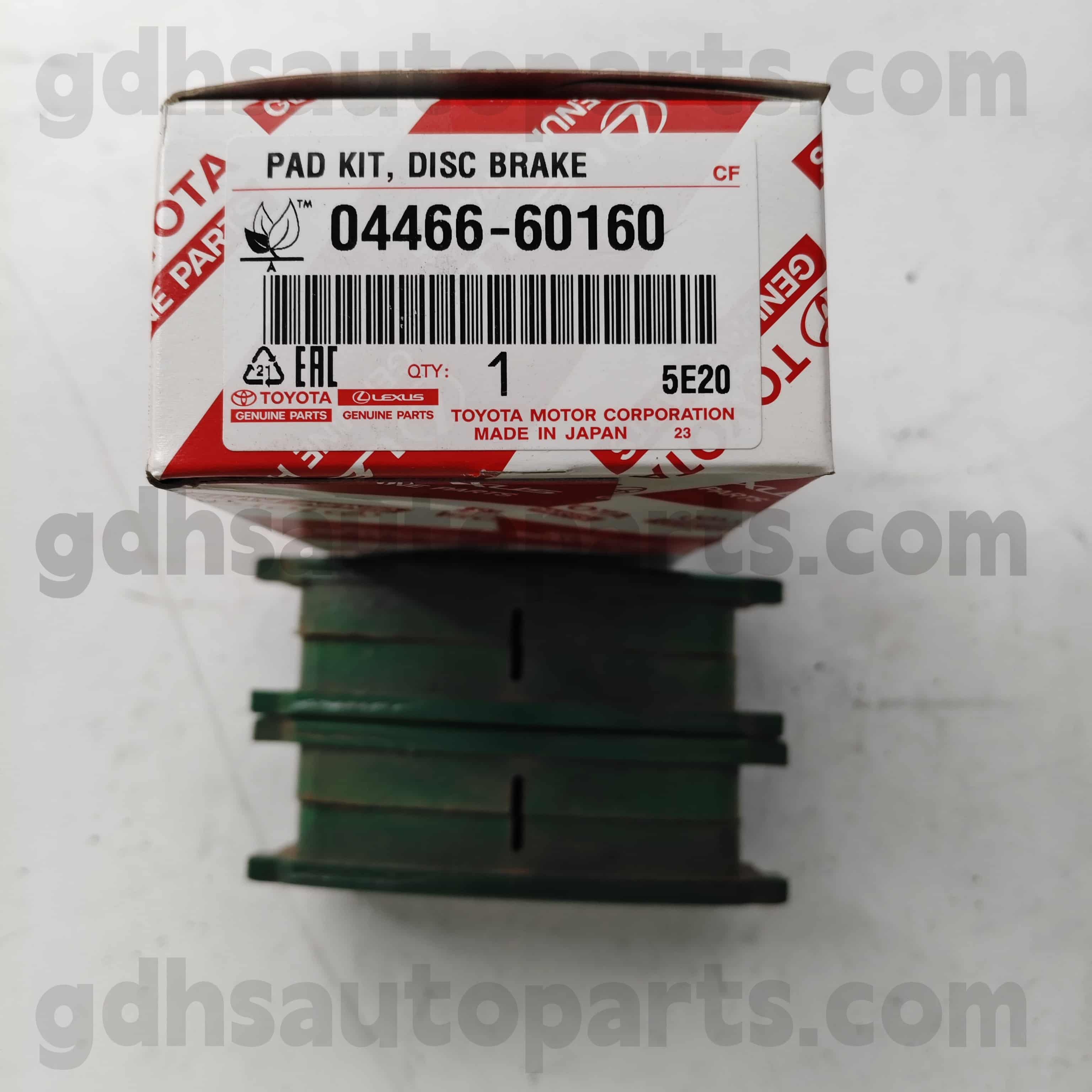 04466-60160 Toyota Genuine Parts Rear Brake Pad for LAND CRUISER、 LX450D/460/570 Chassis NO. URJ202