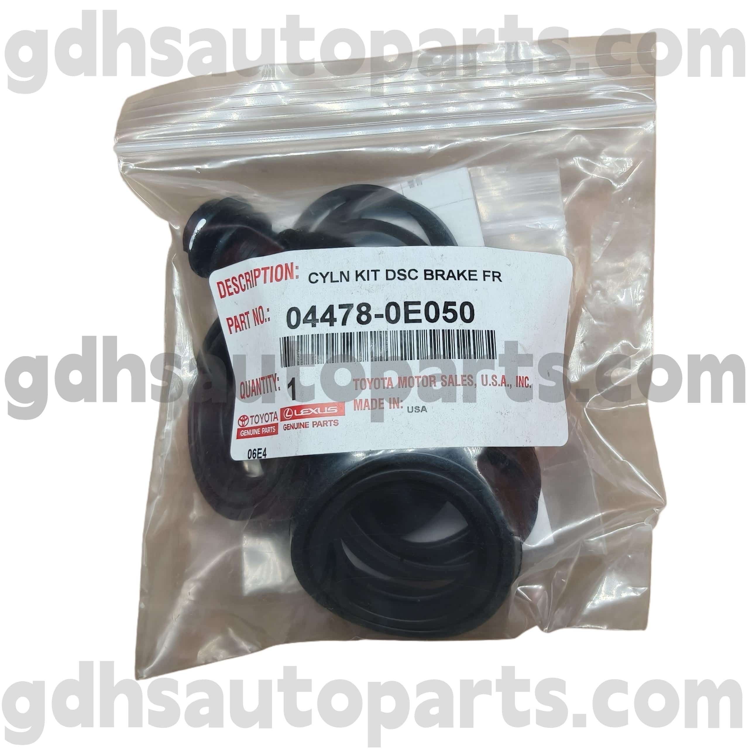 04478-0E050 Toyota Genuine Parts Front brake cylinder repair kit for SIENNA, HIGHLANDER (NAP) Chassis NO. ASU50,GSU5#