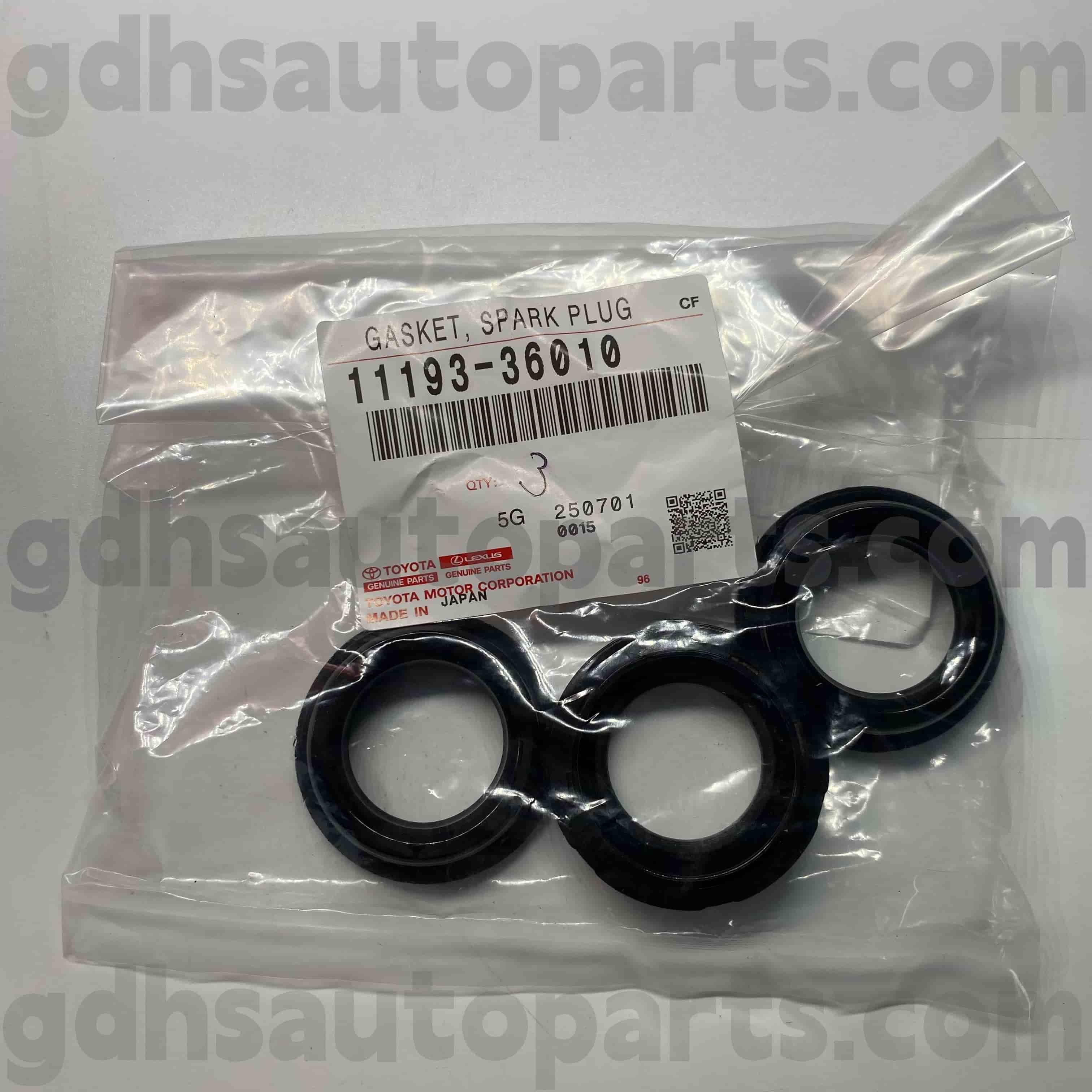 11193-36010 Toyota Genuine Parts Spark plug rubber ring for HARRIER, LEXUS ES350/300H Chassis NO. AYH30