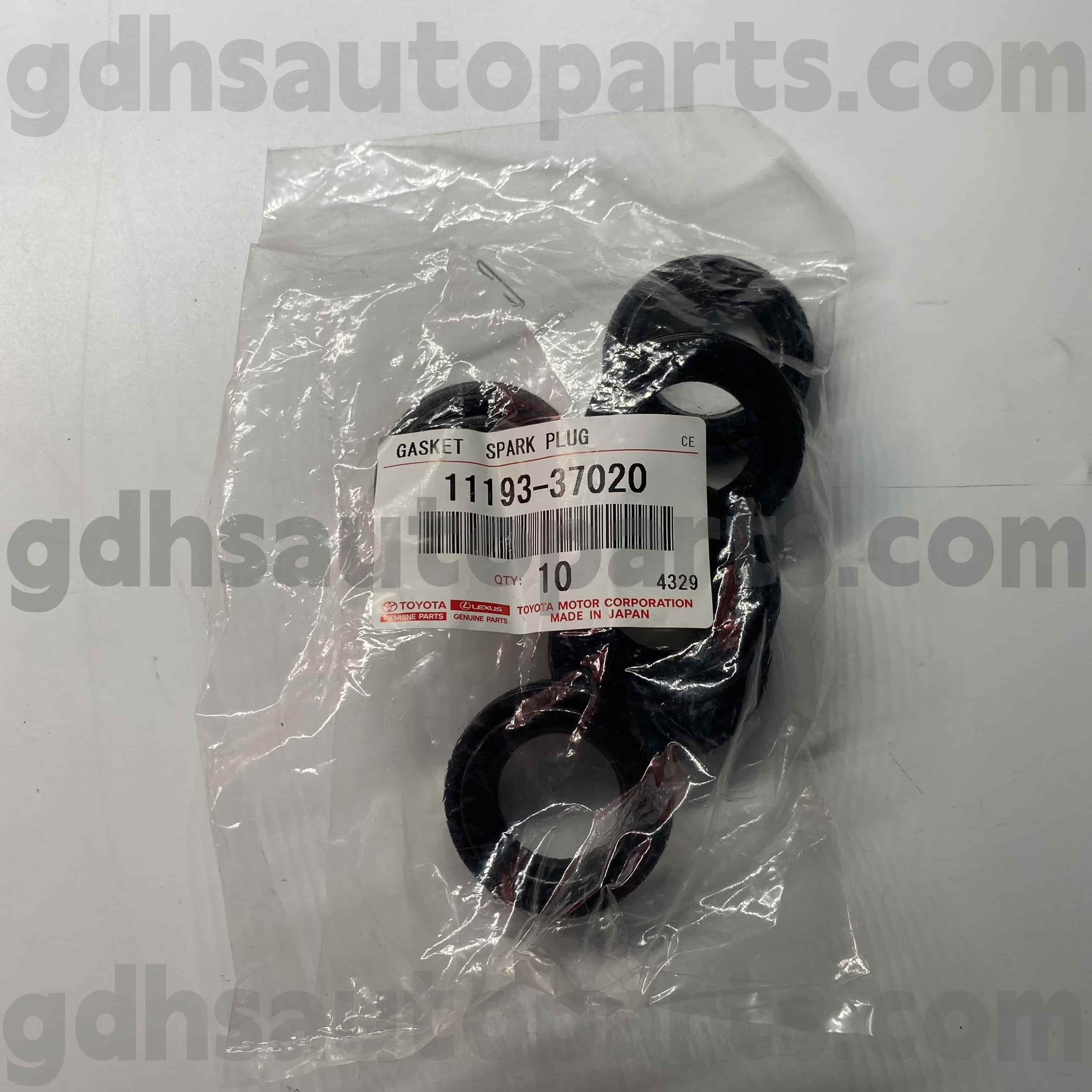 11193-37020 Toyota Genuine Parts Spark plug rubber ring for COROLLA , COROLLA , NEW MODEL Chassis NO. ZRE120 ZRE152 ZSP9#