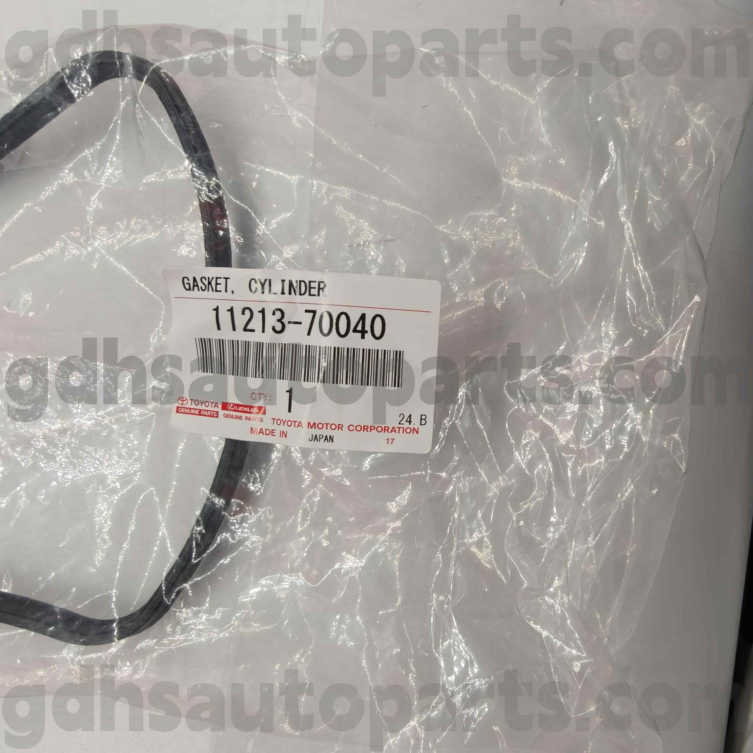 11213-70040 Toyota Genuine Parts Valve Cover Gasket for CRESTA，CHASER，CROWN Chassis NO.1GFE GXE10