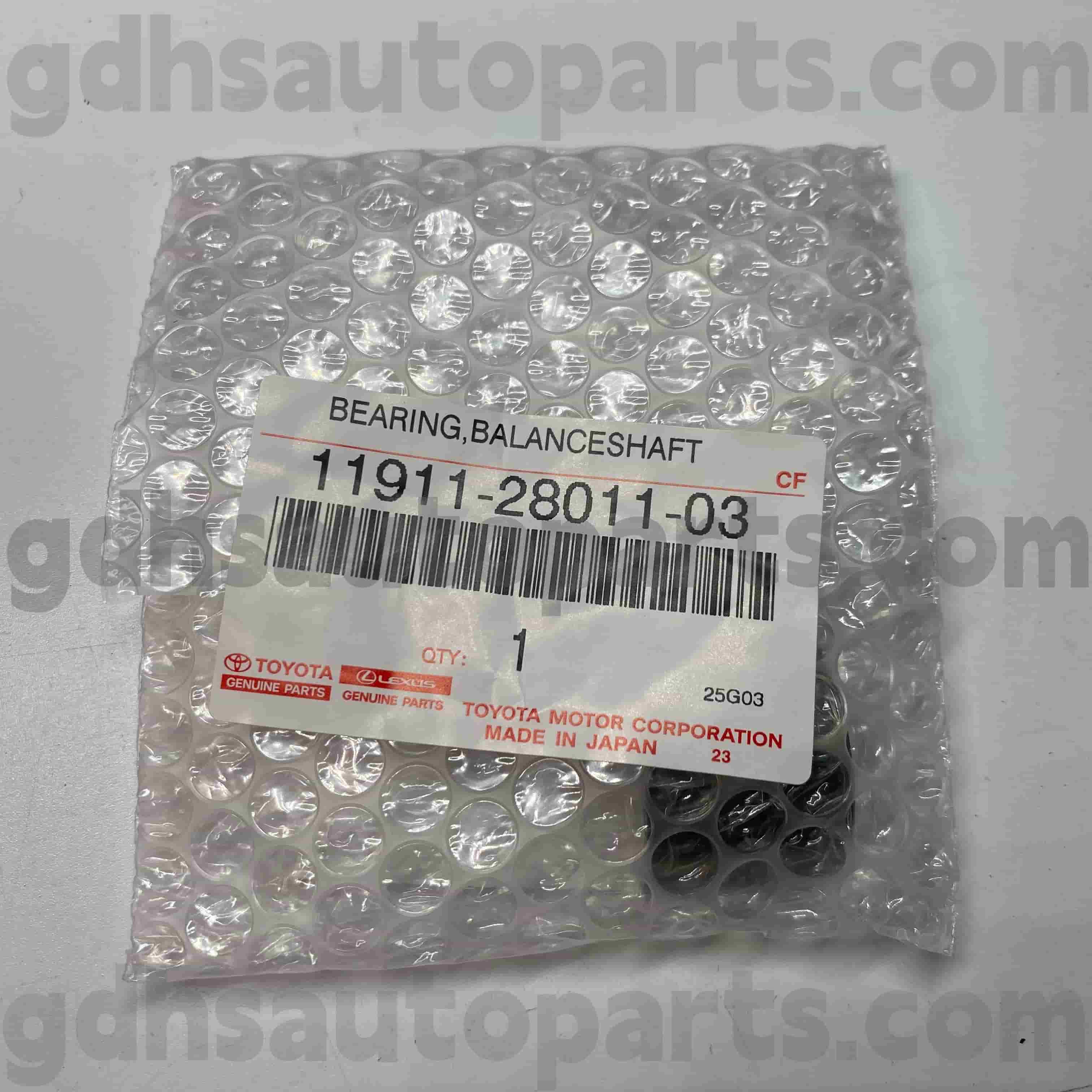 11911-28011-03 Toyota Genuine Parts Balance Shaft Bearing for ACV3# ACR30 Chassis NO.2AZFXE AHV40 JPP