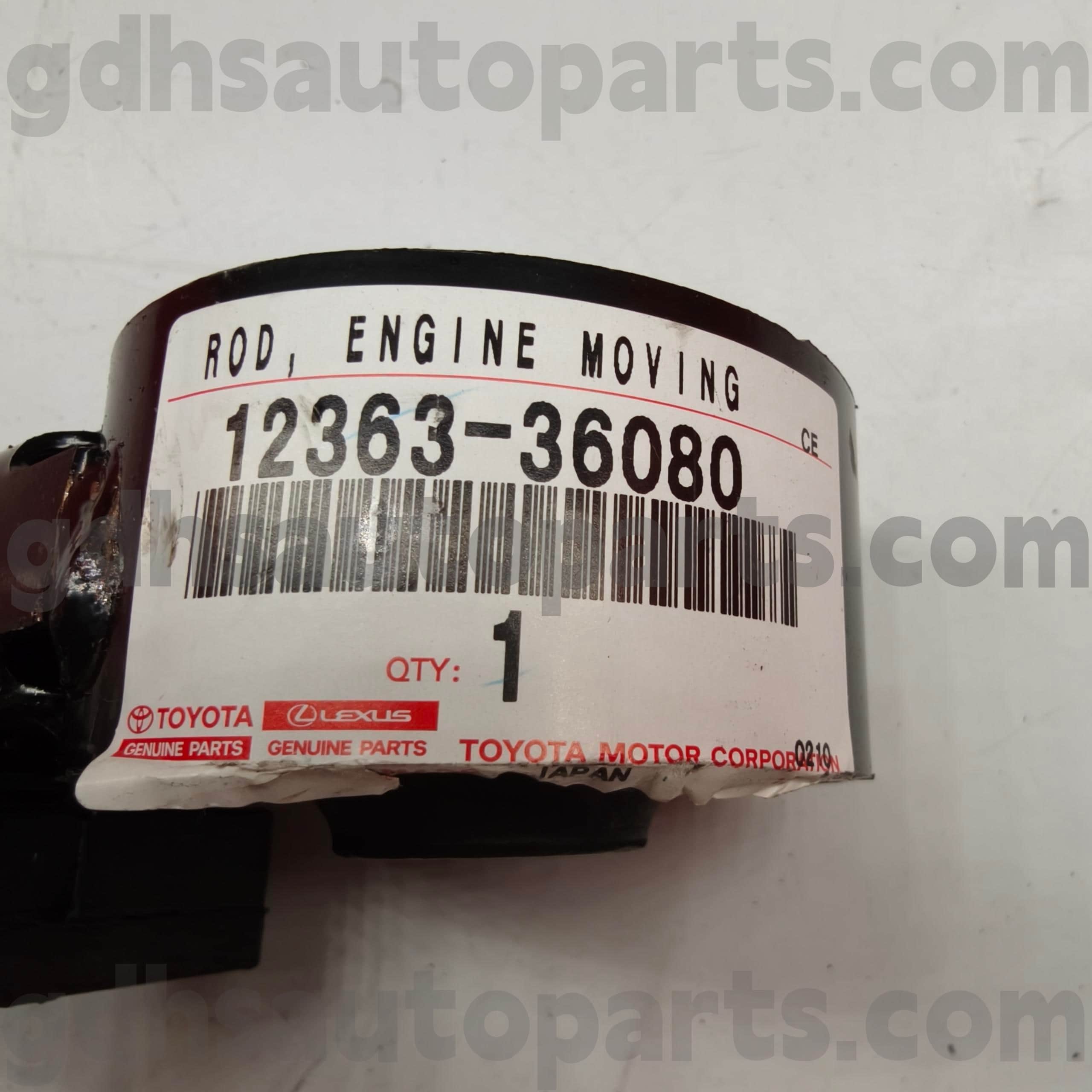 12363-36080 Toyota Genuine Parts Right Engine Mount for CAMRY/HYBRID, LEXUS ES350/300H(JPP Chassis NO.2ARFXE..AVV60