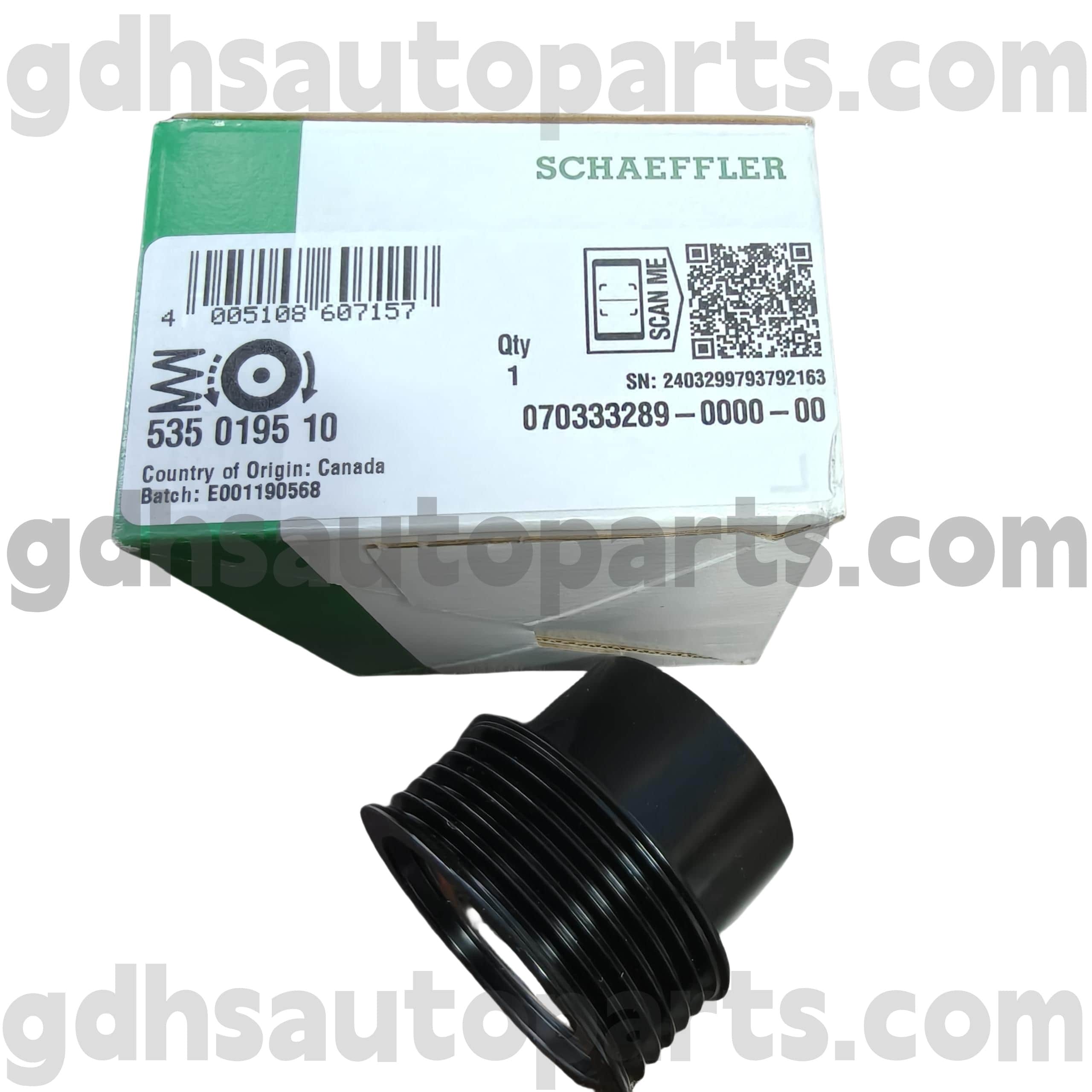 5350195100 Schaeffler INA Idler Pulley for Land Rover Freelander 2 OE NO. LR005993