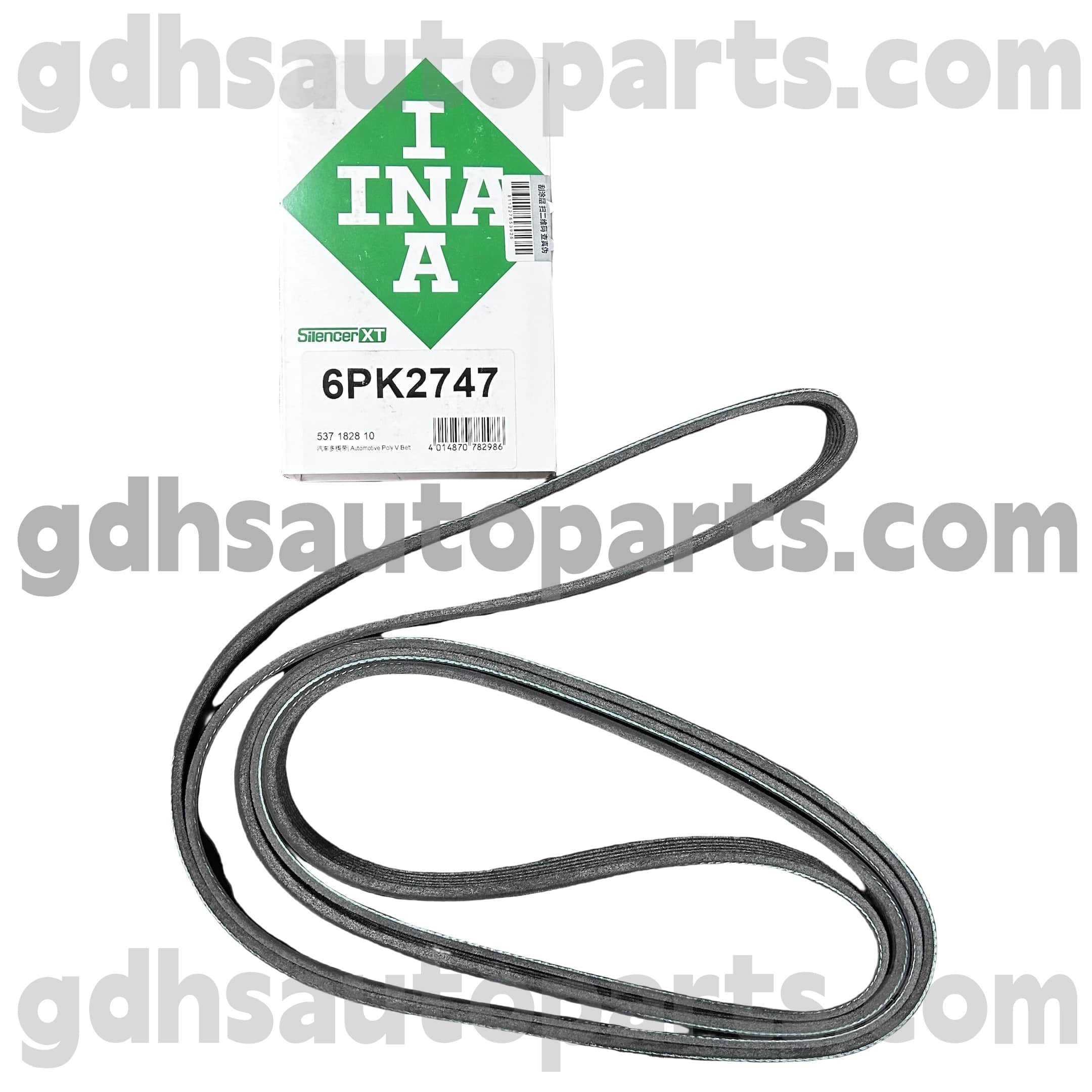 5371828100 Schaeffler INA Drive Belt for Jaguar XJ, Jaguar XF, S-TYPE OE NO. C2C28085