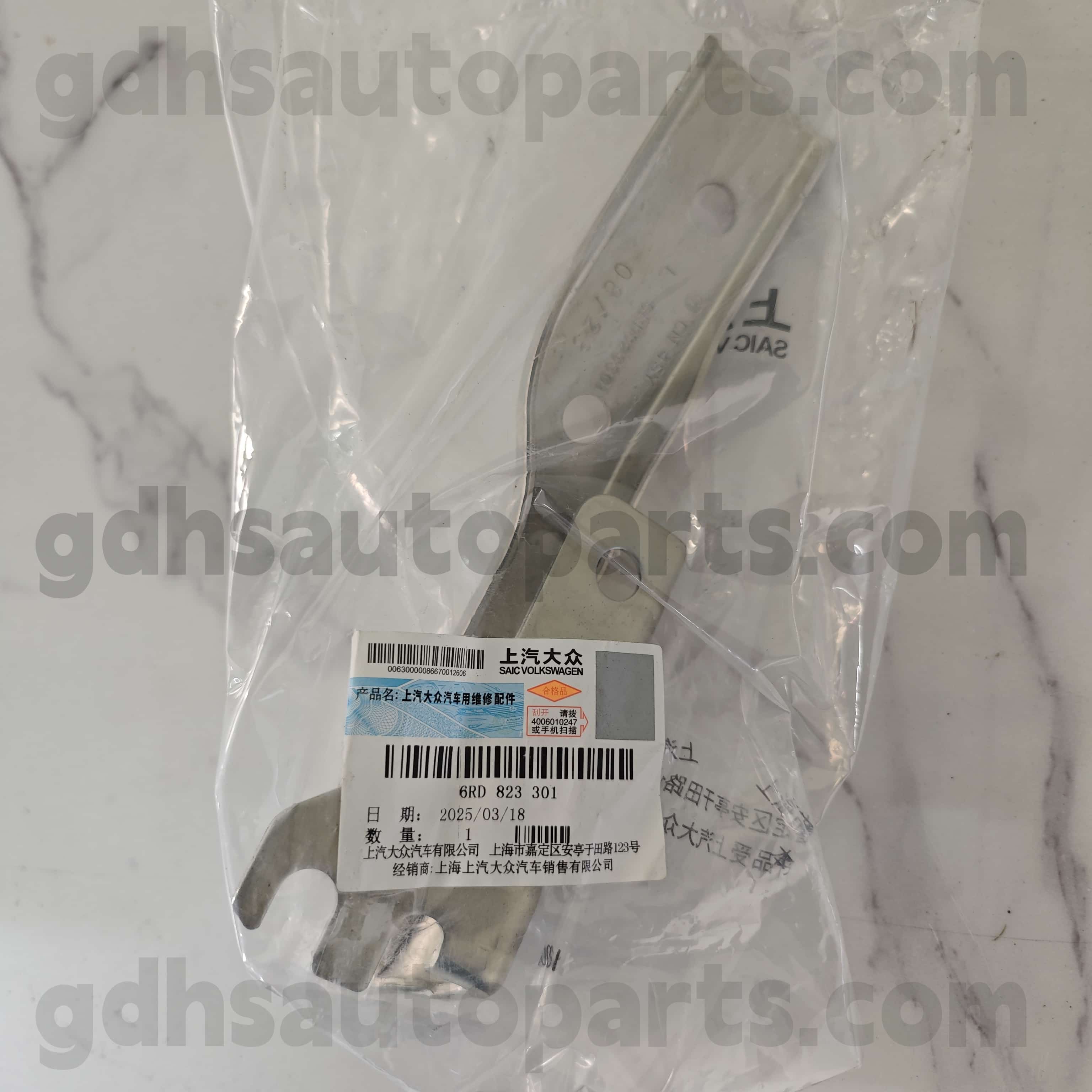 6RD 823 301 Volkswagen Genuine Parts Left Hood Hinge for Volkswagen Polo