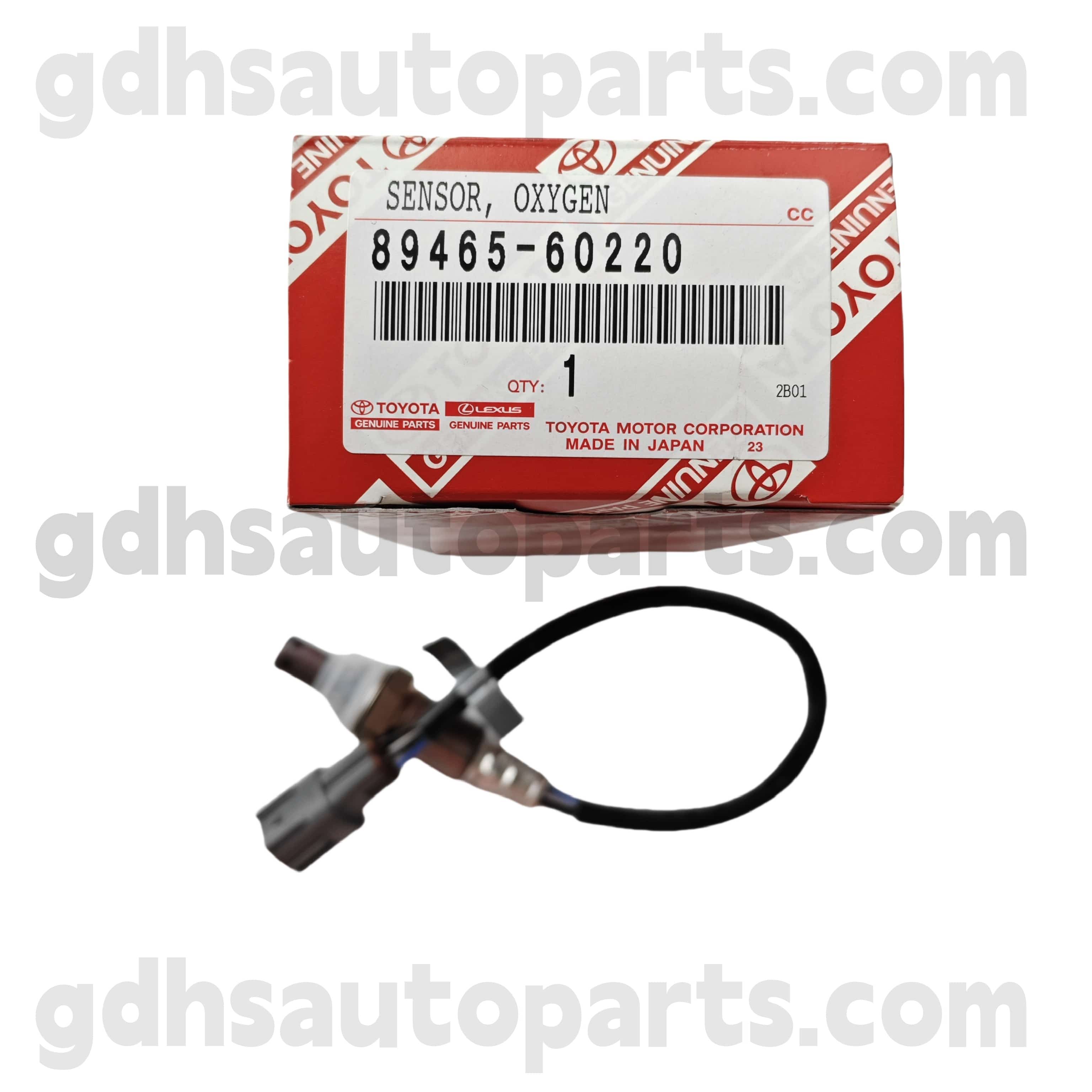 89465-60220 Toyota Genuine Parts Oxygen Sensor for LAND CRUISER PRADO、4RUNNER Chassis NO. GRJ12#..ARL,GCC,GEN