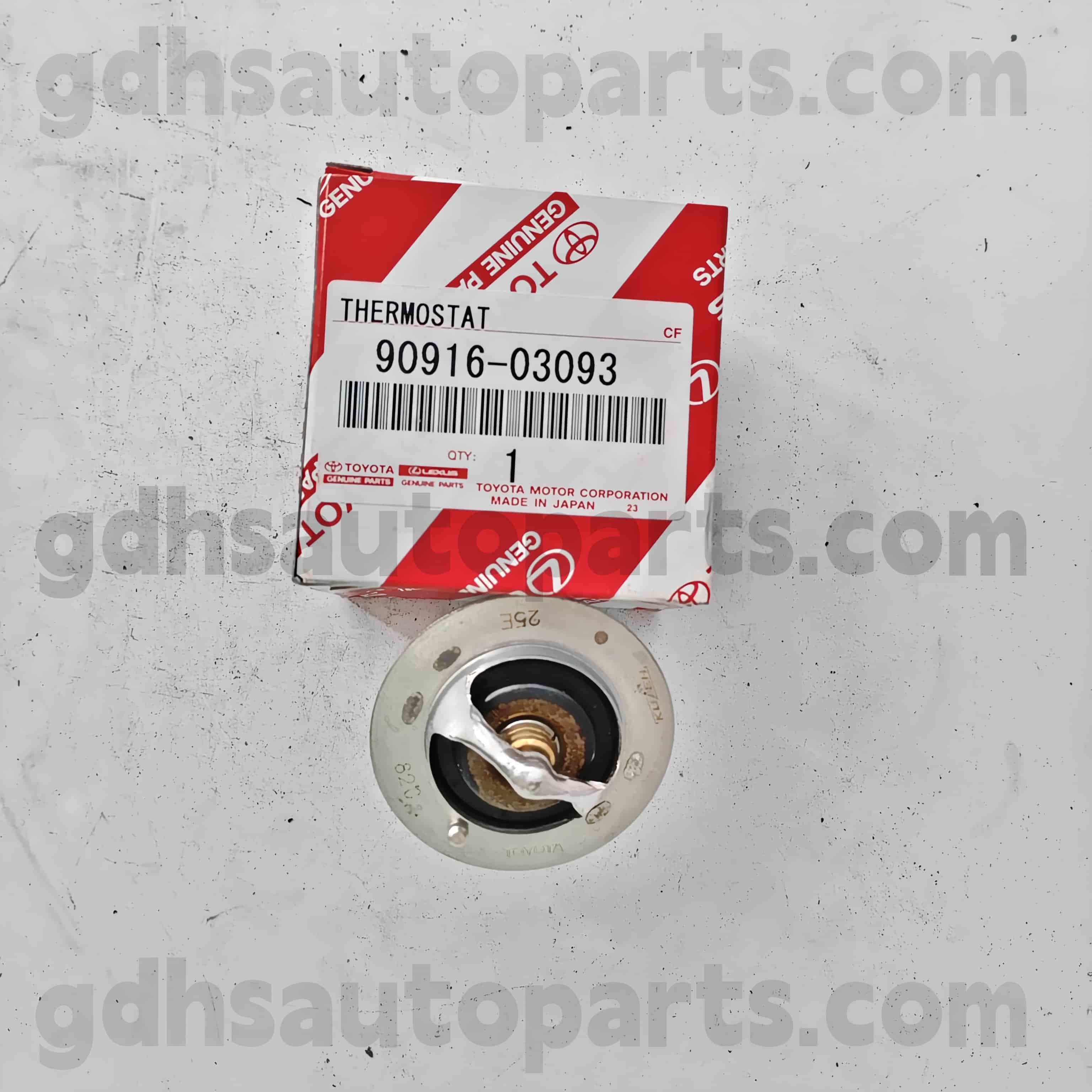 90916-03118 Toyota Genuine Parts Thermostat for HILUX、LAND CRUISER PRADO、 FORTUNER、 COASTER Chassis NO. 1KDFTV..KDJ120