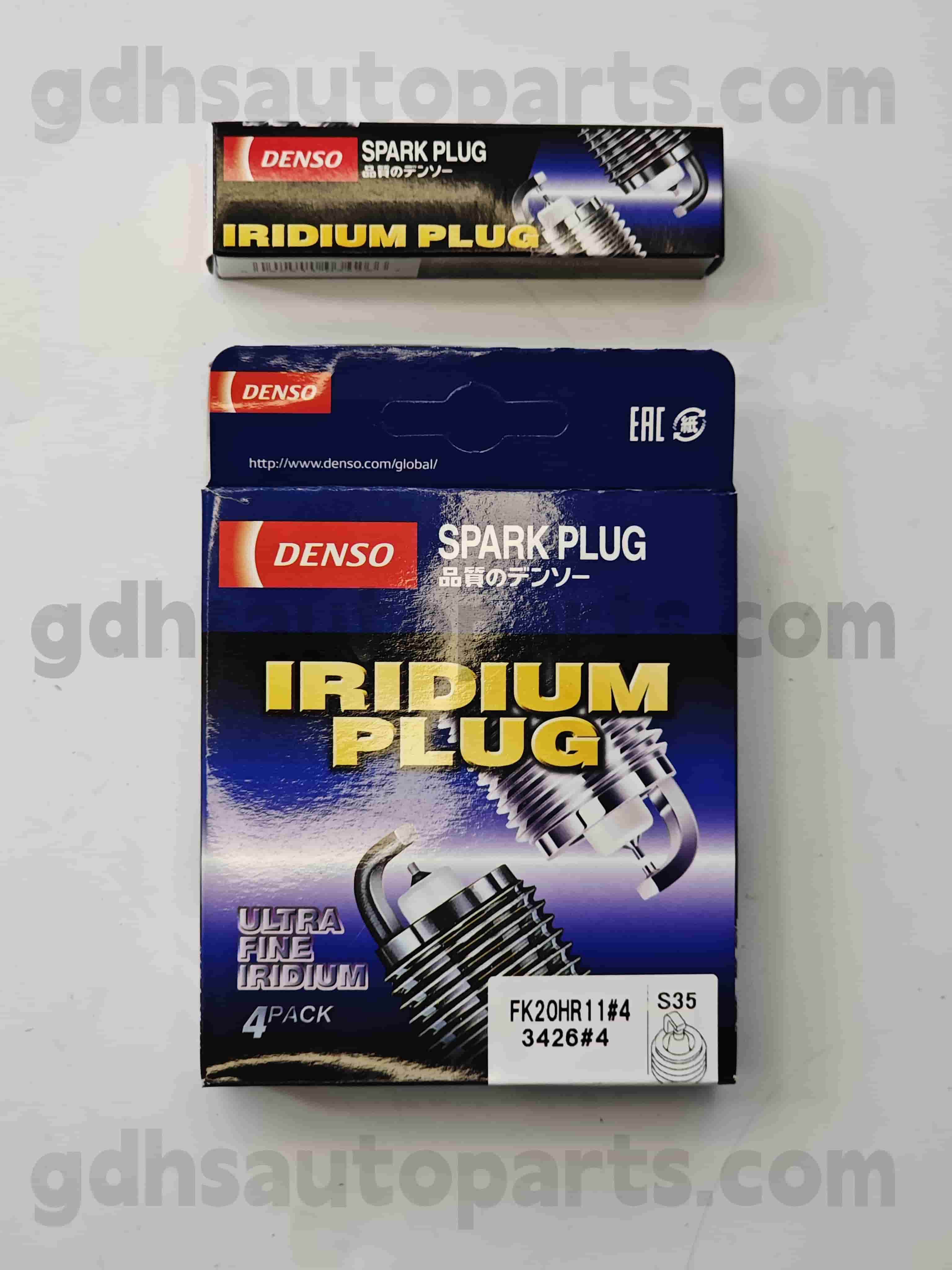 FK20HR11 Toyota Genuine Parts Spark Plug for LEXUS ES2##/350/300H、VENZA、RAV4、SIENNA、 REIZ、 PREVIA/TARAGO Chassis NO. 1NZFE..NCP11#..CBU OE NO. 90919-01247